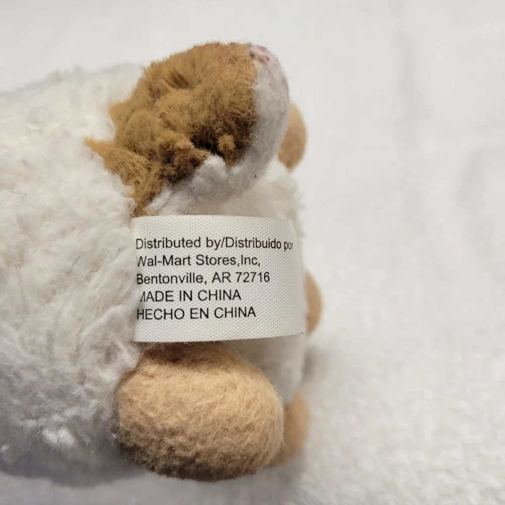 Walmart Ivory White w/ Tan Face Lamb plush